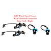 Set of 2 X ABS Wheel Speed Sensor W/Connectors Rear Fits: Cadillac Chevrolet GMC