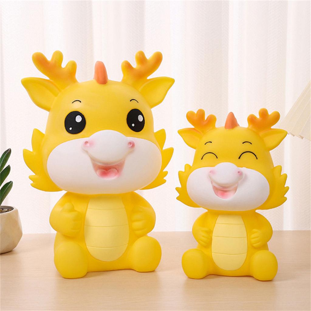 Stylish Dragon Piggy Banks Save Money Organization Box Household Decor for School Office Bedroom Dormitory Container