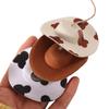 Mini cap Car Pendant Cow pattern Cute Rearview Mirror Pendant Interior Decoration Lightweight Cowboy Hat Car Decoration