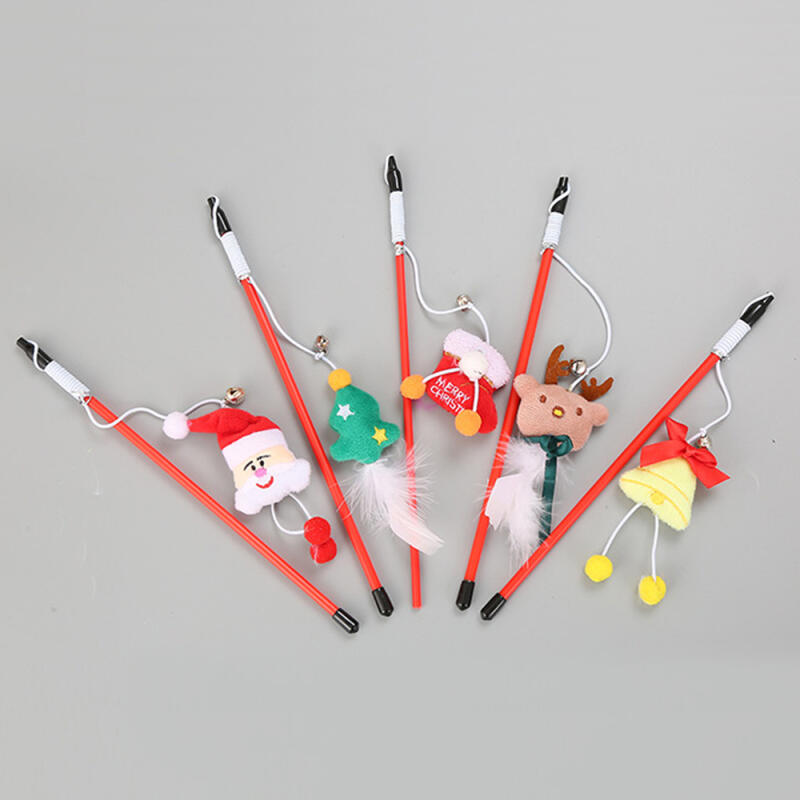 Cat Supplies Toy Fishing Rod Feather CT-7771 Mary socks