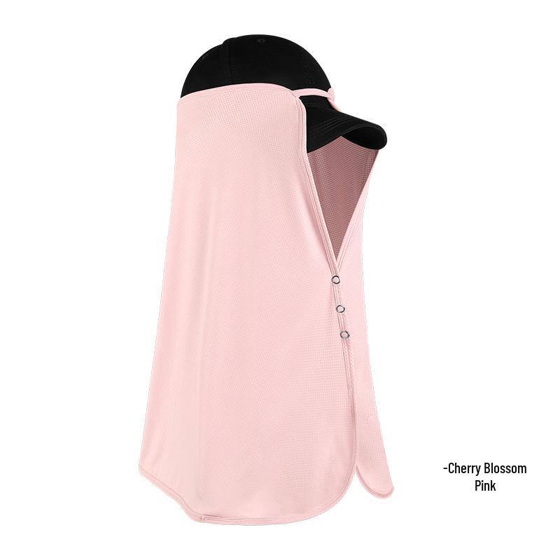 XTJ33 Quick-Dry Breathable Sun Hat with UV Protection & Detachable Face Shield for Outdoor Activities