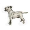 Bull Terrier, Bully I - Dog brooch in a gift box, elegant pin, lapel pin for Art-Dog brand jacket