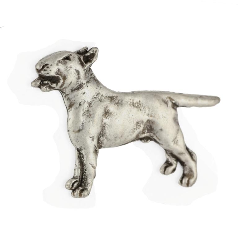 Bull Terrier, Bully I - Dog brooch in a gift box, elegant pin, lapel pin for Art-Dog brand jacket