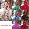 2024 Bohemian Chiffon Print Maxi Dress - European & American Style