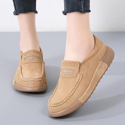 Primăvară femei Pantofi pantofi cu platformă pentru femei Pantofi pantofi pentru femei din piele intoarsa pentru femei Tenis Mocasini Mocasini Pantofi casual