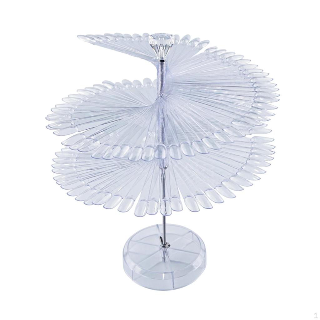 Colorful Nail Art Display Rack for Home and Salon Use