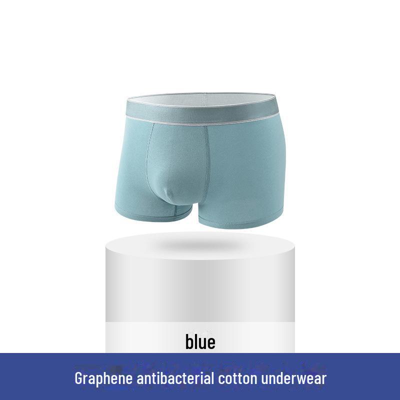 Xinjiang Men's Antibacterial Seamless Cotton Boxer Briefs