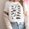 Otter T-Shirt Damen T-Stil Sommer Lässig Locker Comic Oberteil Mädchen Anime Kleidung