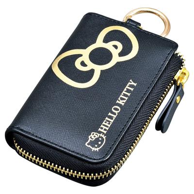 Car Accessories Hello Kitty Key Case KT532 Smart Key Plus Card Storage B&G Black Gold HELLO KITTY