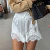 Summer Satin Lace Shorts Loose Temperament And Fashion Shorts Women Clothing