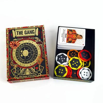 Le Jeu de Cartes Gang Amusant Soirée de Jeu en Famille pour Enfants Adultes 3–6 Joueurs Coopératif Poker Stratégie Jeu de Plateau