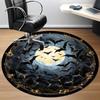 1pc Bat Moon Night Print Chair Carpet for Office Non-Slip Mat for Office - Decorative Floor Mat  Yy251030211