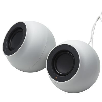 ELECOM PC Speaker USB Powered High Output USB C Connection Volume Controller White 4.4W SP-P10CUSBWH
