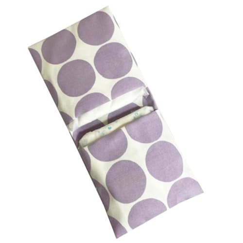 Popular Item: Purple Dot Sanitary Pouch, Menstrual Pouch, Sanitary Products, Small Item Case, Mini Pouch