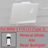 Auto Rear Bumper Tow Hook Eye Cover Lid For BMW 5 F10 Basic Line Modern / Luxury Line 525 528 530 535 LCI 2013-2017 Hauling Cap