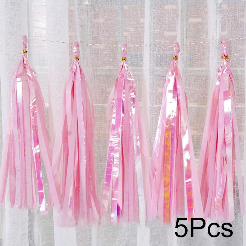 

5 шт. гирлянда с кисточками, разноцветная бумага, баннер, русалка, крещение, свадьба, день рождения, сделай сам, подвесное украшение, принадлежности для вечеринки по случаю рождения ребенка