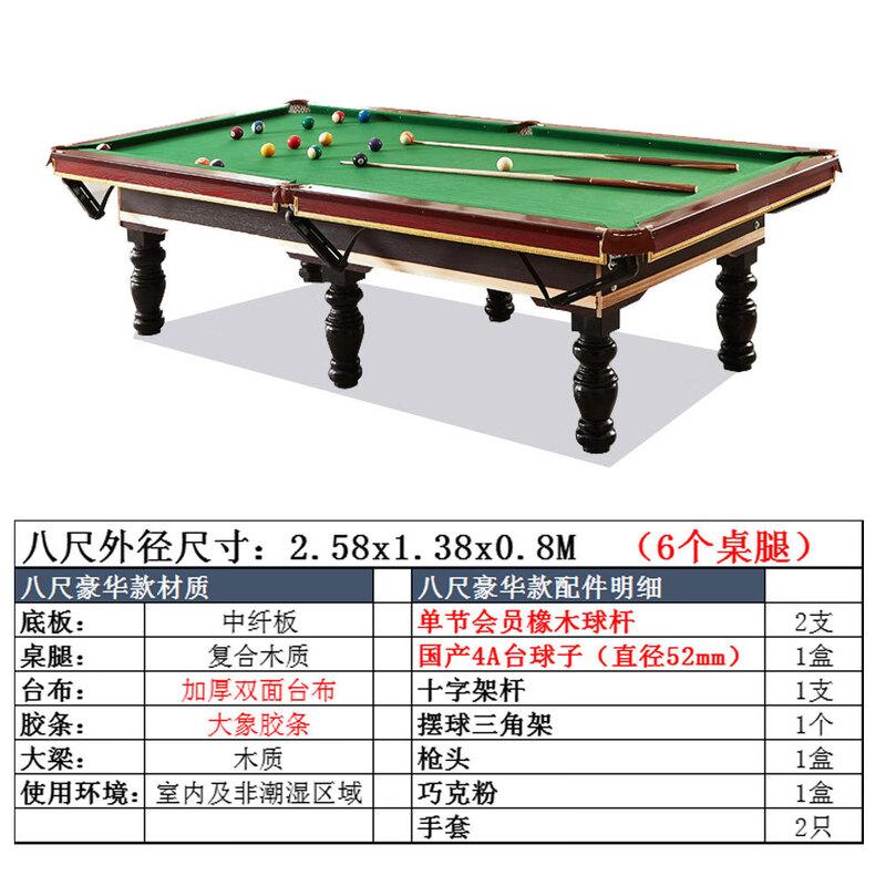 Bojue 8ft Luxury 2-in-1 Billiard & Ping Pong Table