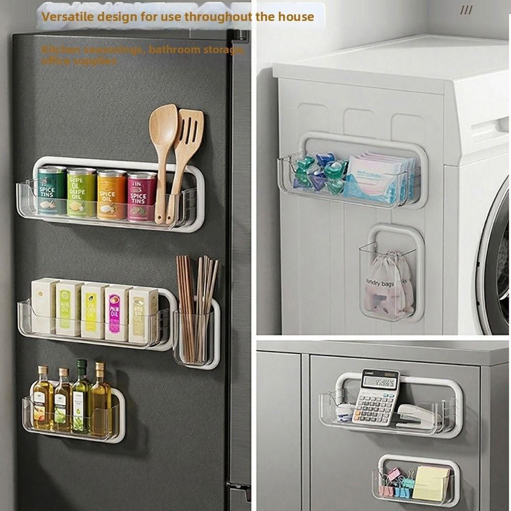 Magnetic Storage Rack Multifunctional Organization Rack  Kitchen Refrigerator