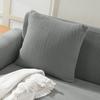 New Design Colors Thick Polar Fleece Sofa Protective Cover Jacquard Solid Printed Pillowcase Cover For Soft Cushion 45x45cm