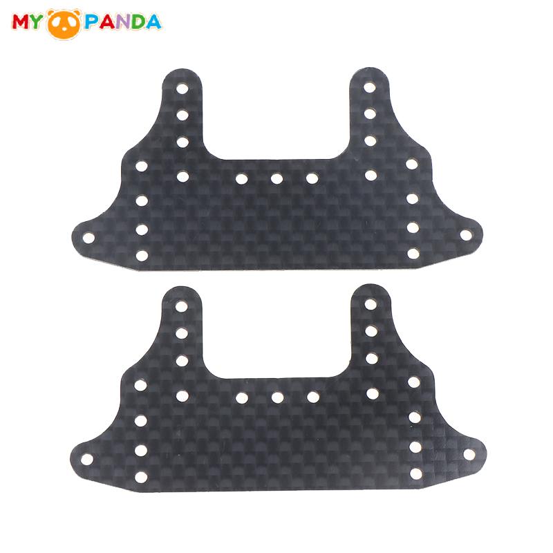High Quality 2/4pcs Not Typing 1.5mm 95125 HG Carbon Fibre Large Area Rear Brake Stay Fully Cowled For Mini 4WD Car