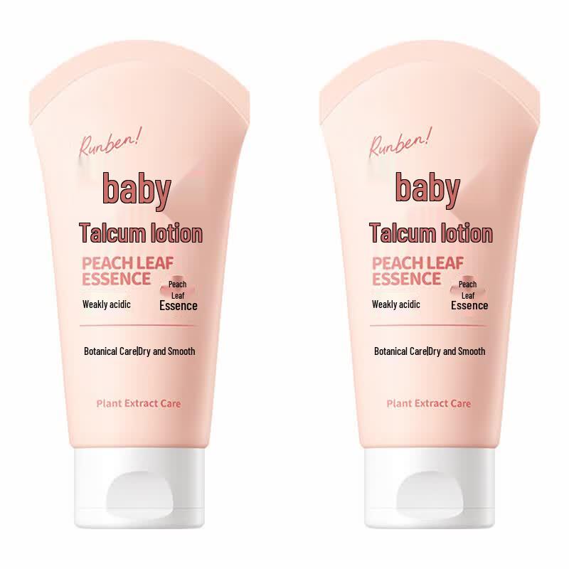 Runben Baby Refreshing Lotion with Peach Leaf Extract, 2 x 80g