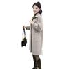 Spot 2025 Elegant Long Woolen Coat - Loose Mid-Length, Autumn/Winter Style