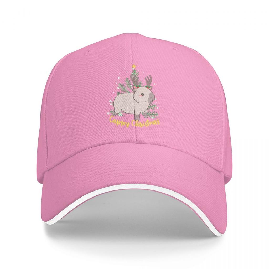 Baseball Caps Capybara Reindeer Christmas Casquette Unisex Casual Spring Hats