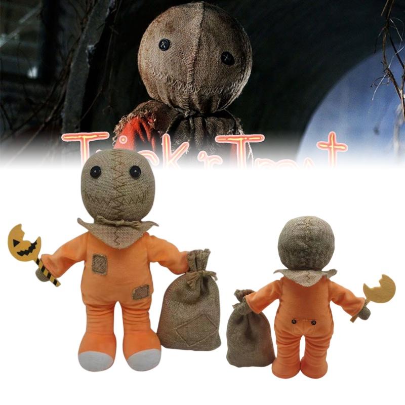 Sam Trick Treat Plush Toy Halloween Pumpkin Man Movie Doll