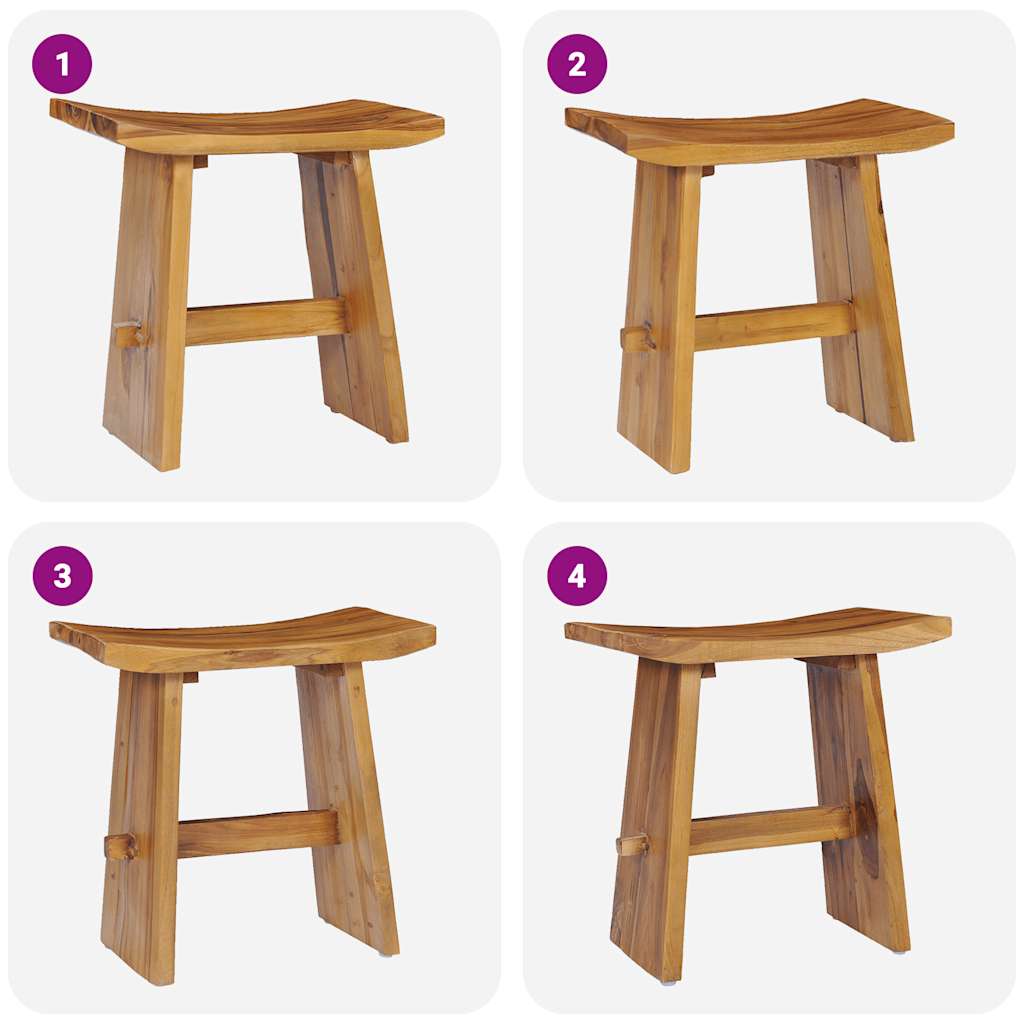 Solid Teak Wood Stool