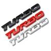 GETON TURBO 4WD 3D Emblem Metal Double-Sided Tape Easy to Install Universal Car Logo