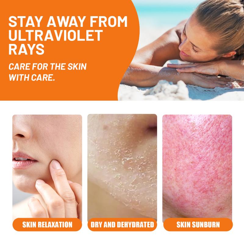 SPF 50 Sunscreen Cream Long Lasting Moisturizing Sun Block Antioxidant UV Protection Outdoor Daily Use