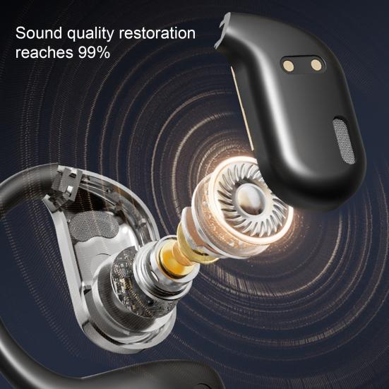 1 Pair Translation Earbuds with Charging Case Stereo Sound Noise-Canceling 144 Languages Real Time Translation Earphones