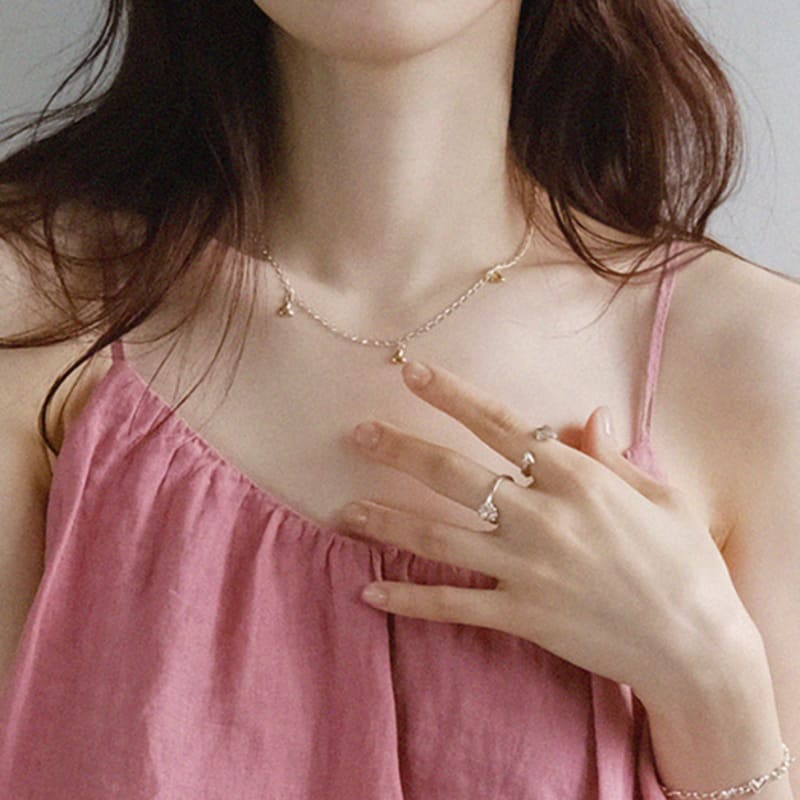 Pinaf Heart Chain Necklace