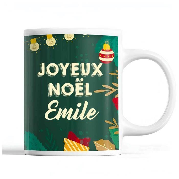 Mug - Emile - Noël - Céramique - Imprimé - 325 ml