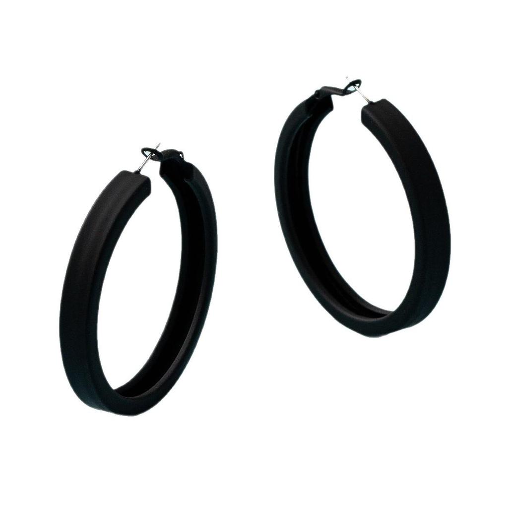 Japanese & Korean High-End Cool Style Circle Earrings - Trendy Women's Fashion