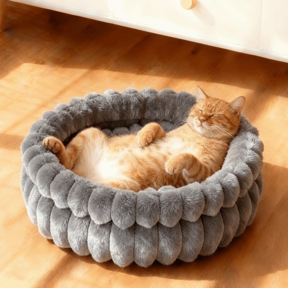 Round Cat Sofa Bed Thicken Pet Sleeping Basket Universal Dog Kennel for Cats and Dogs