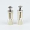 Upgrades Toilet Seat Hinge Bolts Toilet Seat Fastener Quick Fix Screws Replacement set for Stable & Secure Installation