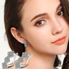 Sace Gems Classic Super Flash Zircon Earrings for Women Wedding Party Gifts