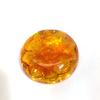 Chanel Brand Accessories 96A Camellia Circle Type Brooch Plastic Orange