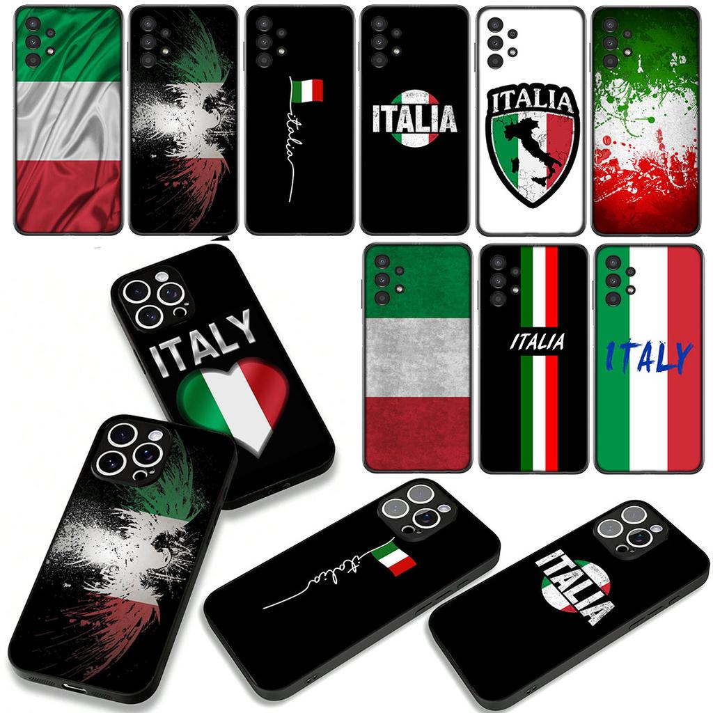 Italy Italia National Flag for Samsung Galaxy A25 A37 A57 A12 A14 A31 A41 A50 A51 A70 A71 A72 A21S A04 M15 Note 20 9 8 10 Case