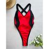 2024 donne sexy estate bikini costume intero costume da bagno femminile vita alta perizoma monokini costume da bagno costume da bagno beachwear