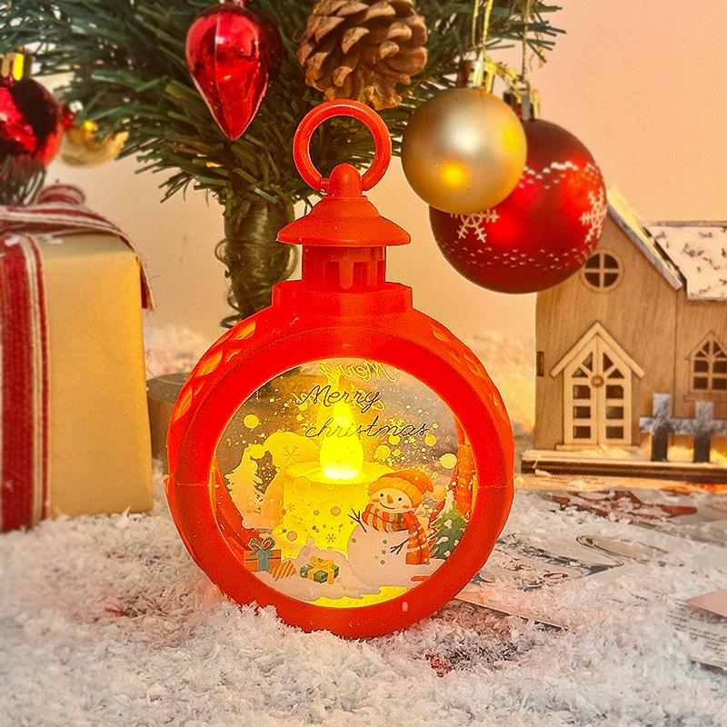

Рождественский Круглый Ветряной Фонарь Светодиодный Электронный Свет Свечи Украшение Атмосферы Детского Сада Christmas Snowman