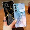 Sandstein Marmor Muster Handyhülle Für Samsung Galaxy S26 S25 S24 S23 Ultra S22 Plus S21 S24 S25 FE Klare Stoßfeste Weiche Hülle