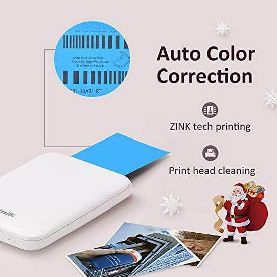 Hanin MT53 Mini Bluetooth Portable Color ID Photo Printer