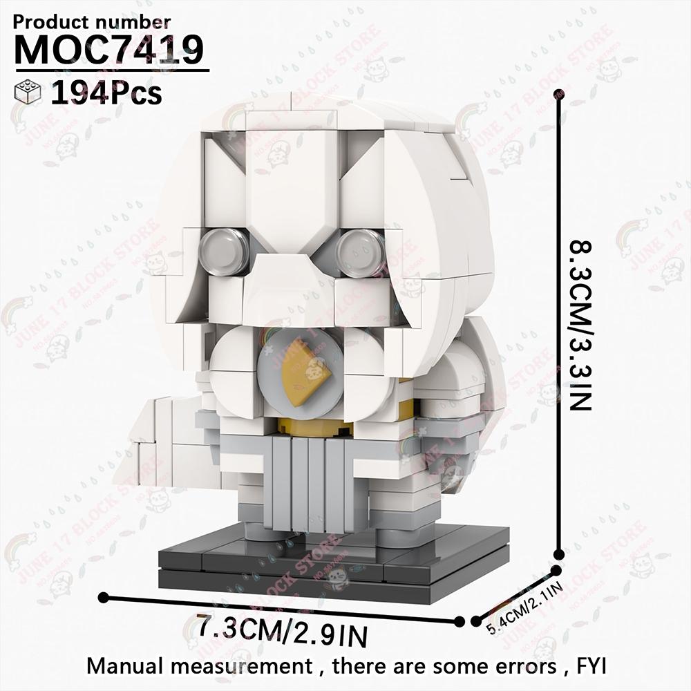 MOOXI Superhero Brickheadzed MOC Brick Movie Figure Doctor Doom Witch Kingpins Scale Model Compatible Building Block Toy Children Gift Present