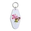 Modern Minimalist Motel Hotel Key Tag Keychain - Fan Gift & Backpack Decoration Pendant
