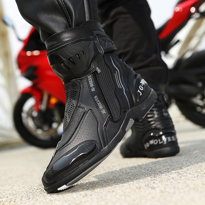 New Anti-Slip, Wear-Resistant Motorcycle & Mountain Bike Racing Boots