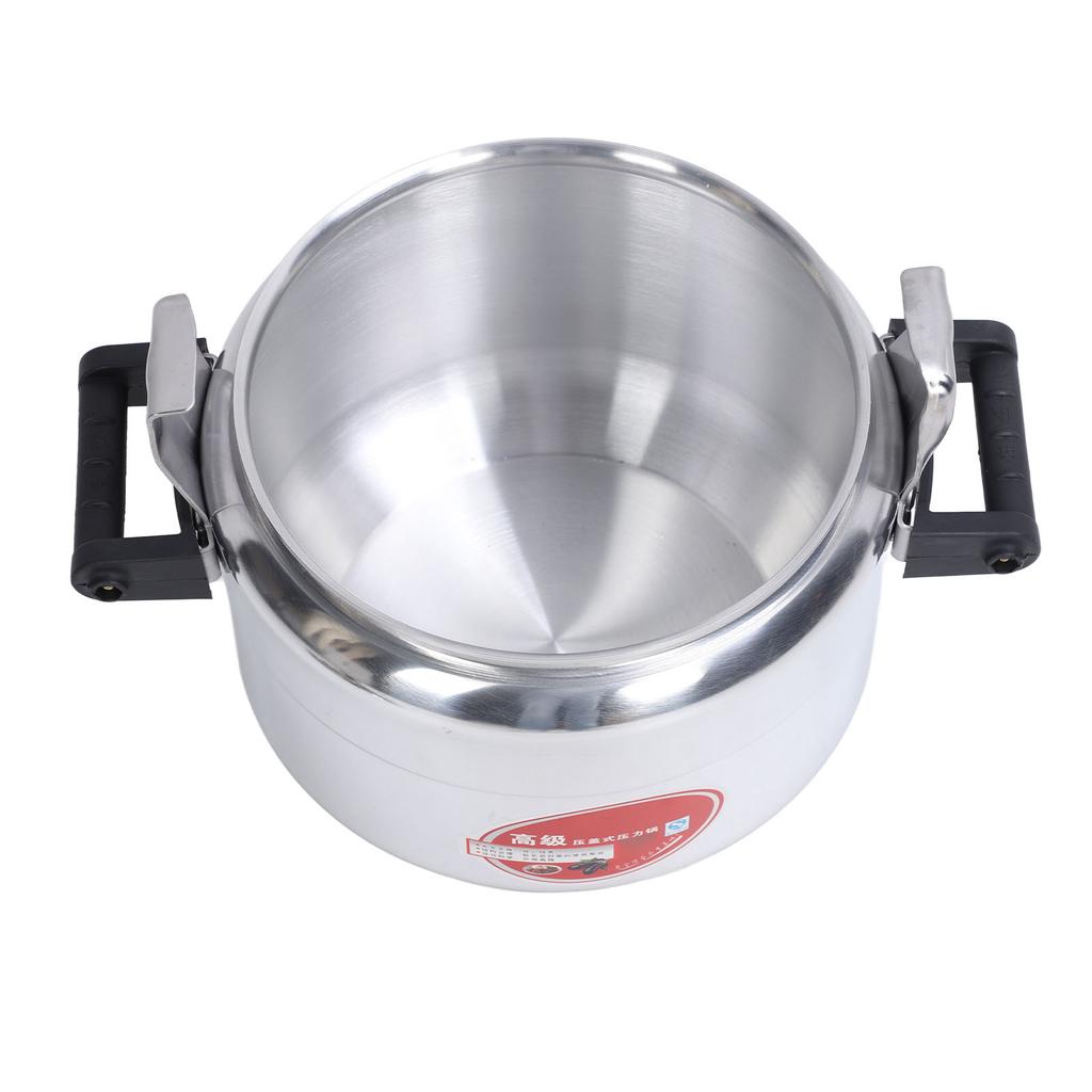 15L Großer Schnellkochtopf mit doppelter Sicherheitsverriegelung Aluminiumlegierung Auslaufsicher