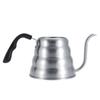 Stainless Steel Coffee Tea Pot Pouring Drip Kettle with Gooseneck and Built In Thermometer 1.2L