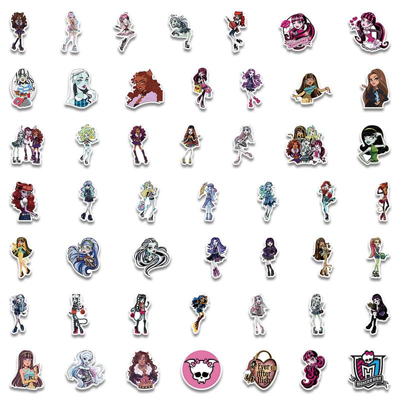 

10/50Pcs Cartoon Animation School Graffiti Stickers Waterproof Skateboard Suitcase Phone Laptop Luggage Sticker